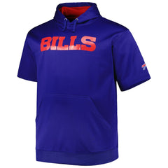 Josh Allen  Big & Tall Short Sleeve Pullover Hoodie - Buffalo Bills