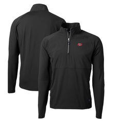 Cutter & Buck Adapt Eco Knit Hybrid Recycled Quarter-Zip Throwback Pullover Top - San Francisco 49ers