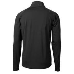 Cutter & Buck Adapt Eco Knit Hybrid Recycled Quarter-Zip Throwback Pullover Top - Miami Dolphins
