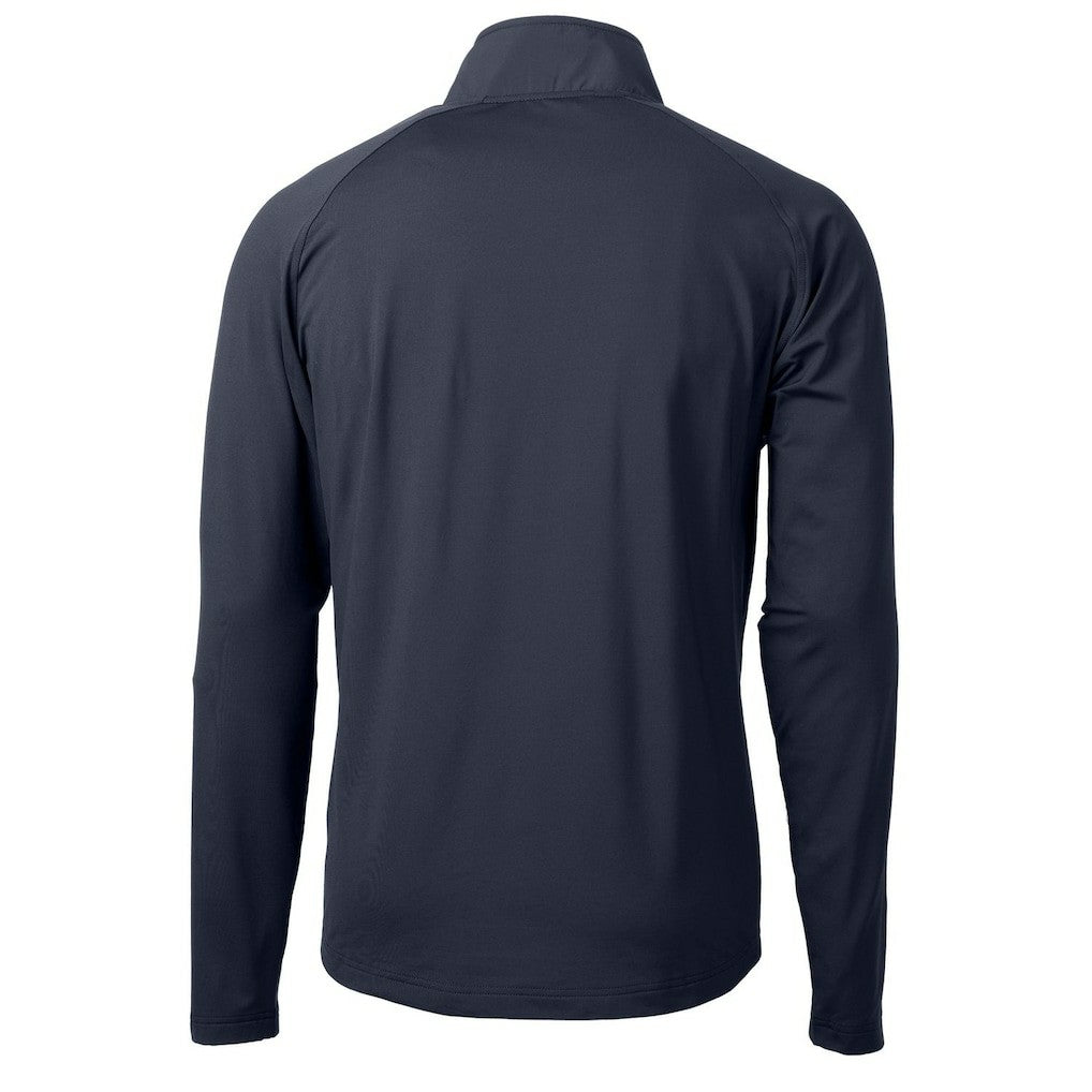 Cutter & Buck Adapt Eco Knit Hybrid Recycled Quarter-Zip Throwback Pullover Top - Chicago Bears