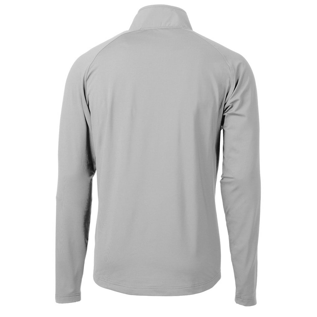 Cutter & Buck Adapt Eco Knit Hybrid Recycled Quarter-Zip Throwback Pullover Top - Seattle Seahawks