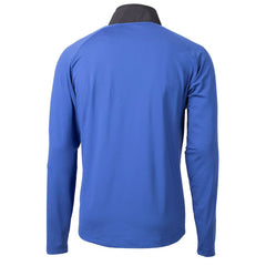 Cutter & Buck Adapt Eco Knit Hybrid Recycled Quarter-Zip Throwback Pullover Top - New England Patriots