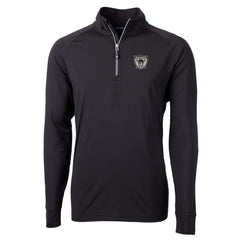 Cutter & Buck Adapt Eco Knit Stretch Recycled Quarter-Zip Throwback Pullover Top - Las Vegas Raiders