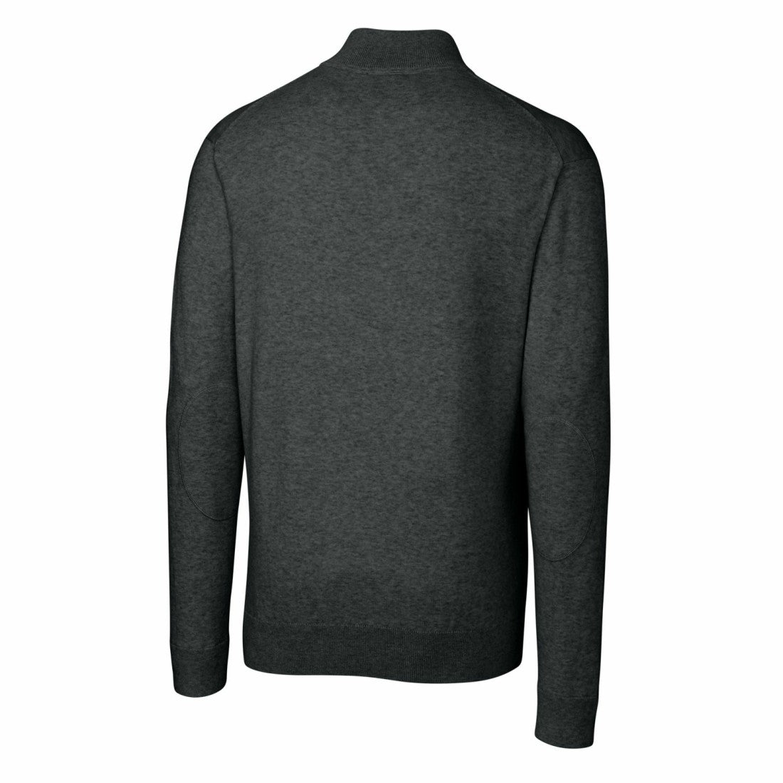 Cutter & Buck Throwback Logo Lakemont Tri-Blend Quarter-Zip Pullover Sweater - Detroit Lions