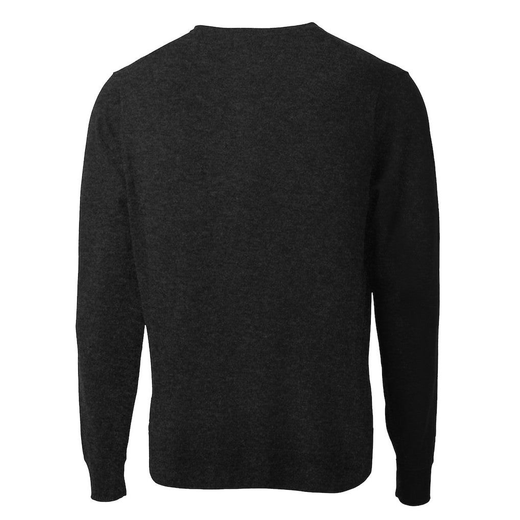 Cutter & Buck Throwback Logo Lakemont Tri-Blend V-Neck Pullover Sweater - San Francisco 49ers