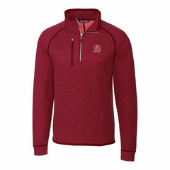 Cutter & Buck Mainsail Sweater-Knit Half-Zip Pullover Jacket - Tampa Bay Buccaneers