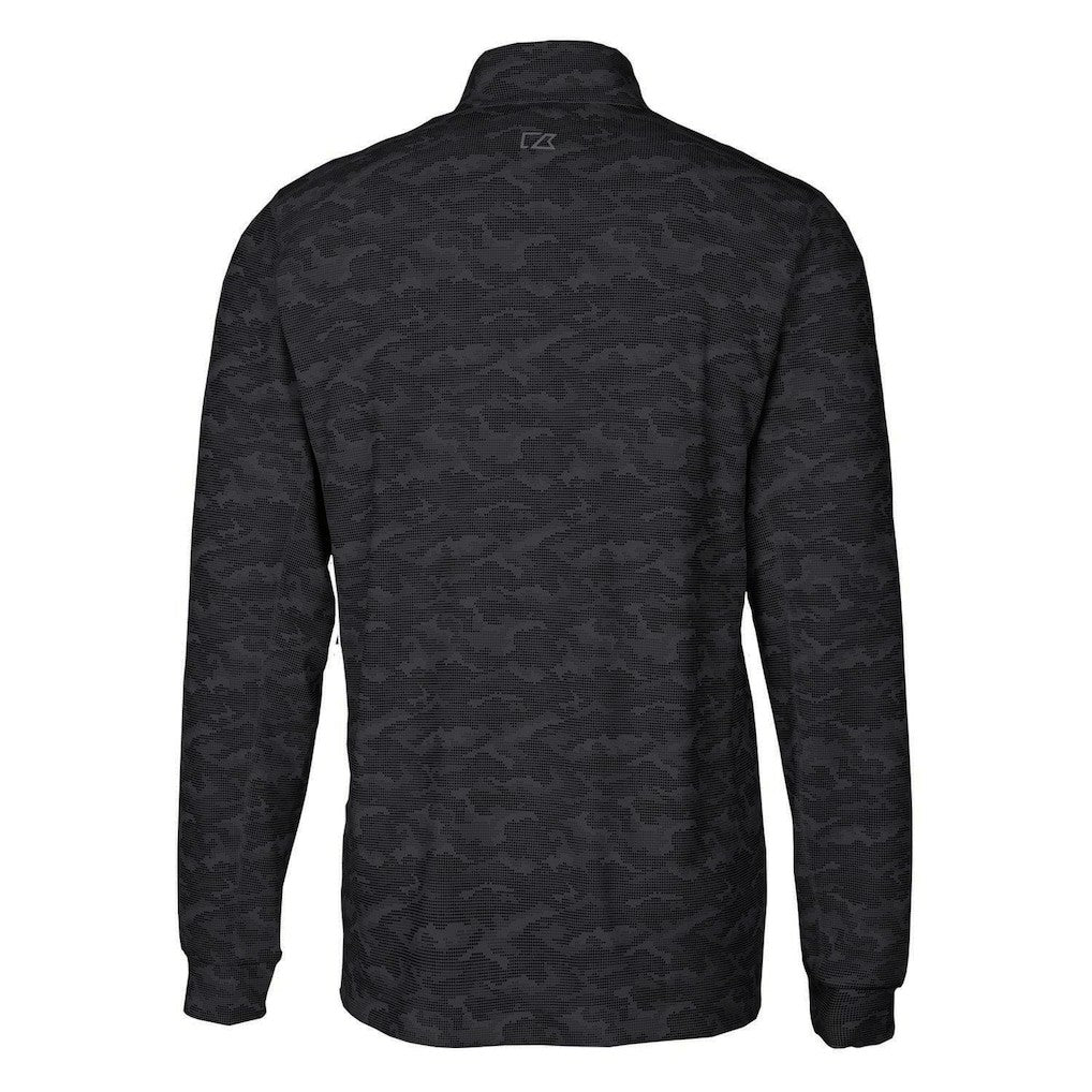 Cutter & Buck Throwback Logo Traverse Camo Print Stretch Quarter-Zip Pullover Top - San Francisco 49ers