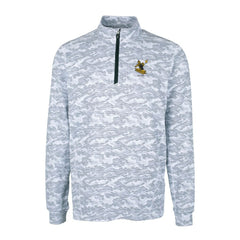 Cutter & Buck Throwback Logo Traverse Camo Print Stretch Quarter-Zip Pullover Top - Pittsburgh Steelers