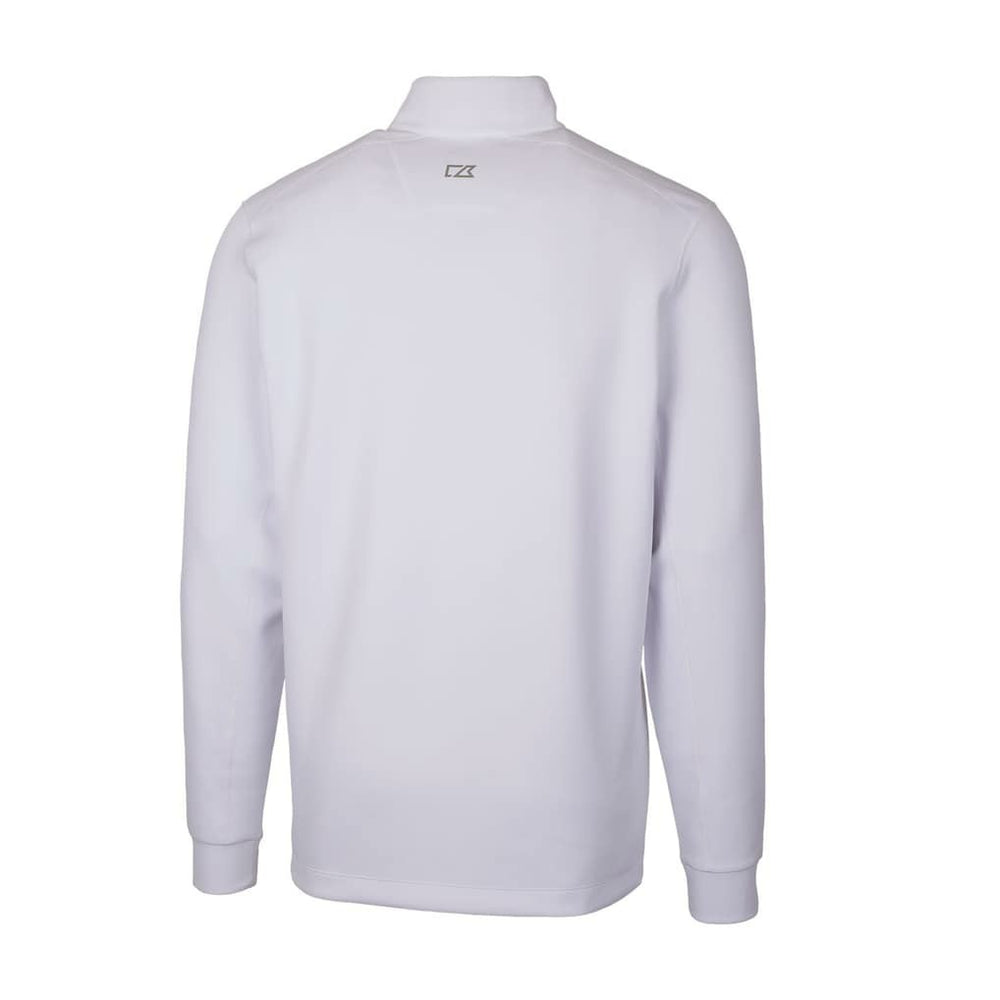 Cutter & Buck Throwback Logo Traverse Stretch Quarter-Zip Pullover Top - Atlanta Falcons