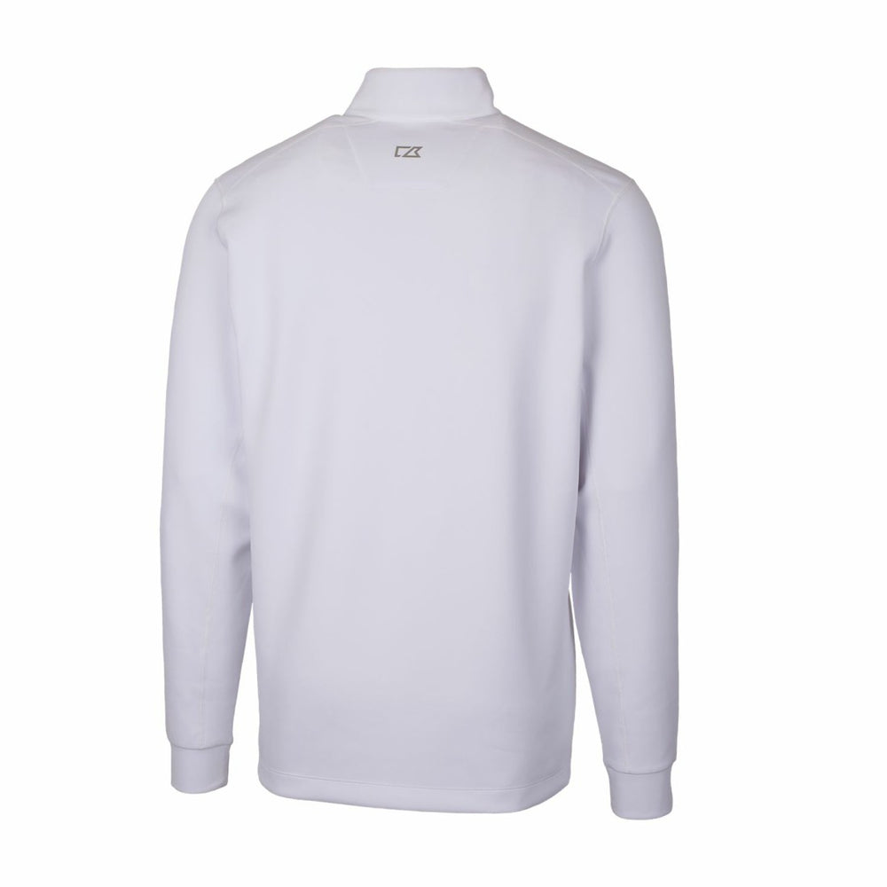 Cutter & Buck Throwback Logo Traverse Stretch Quarter-Zip Pullover Top - Detroit Lions