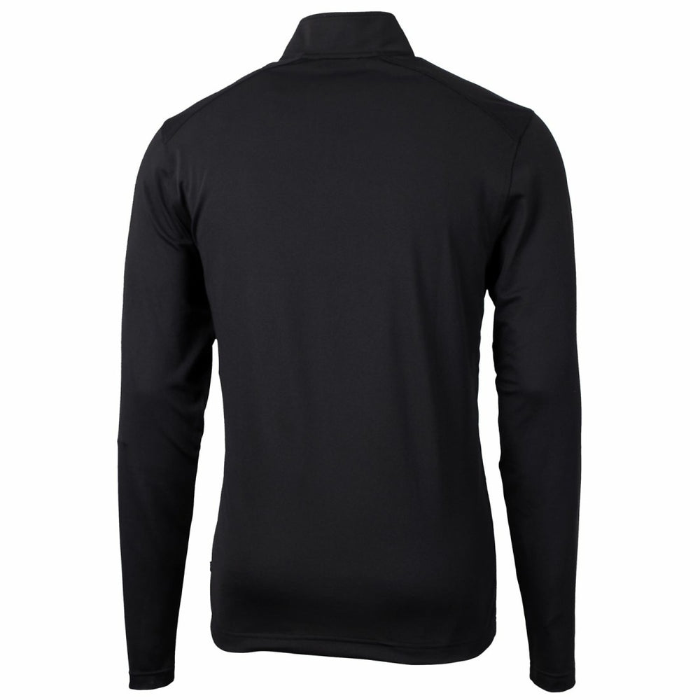 Cutter & Buck Throwback Logo Virtue Eco Pique Recycled Quarter-Zip Pullover Top - Green Bay Packers