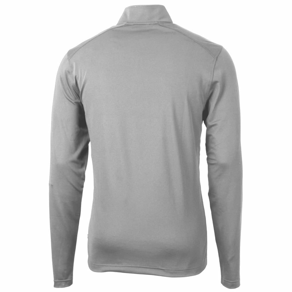 Cutter & Buck Throwback Logo Virtue Eco Pique Recycled Quarter-Zip Pullover Top - Buffalo Bills