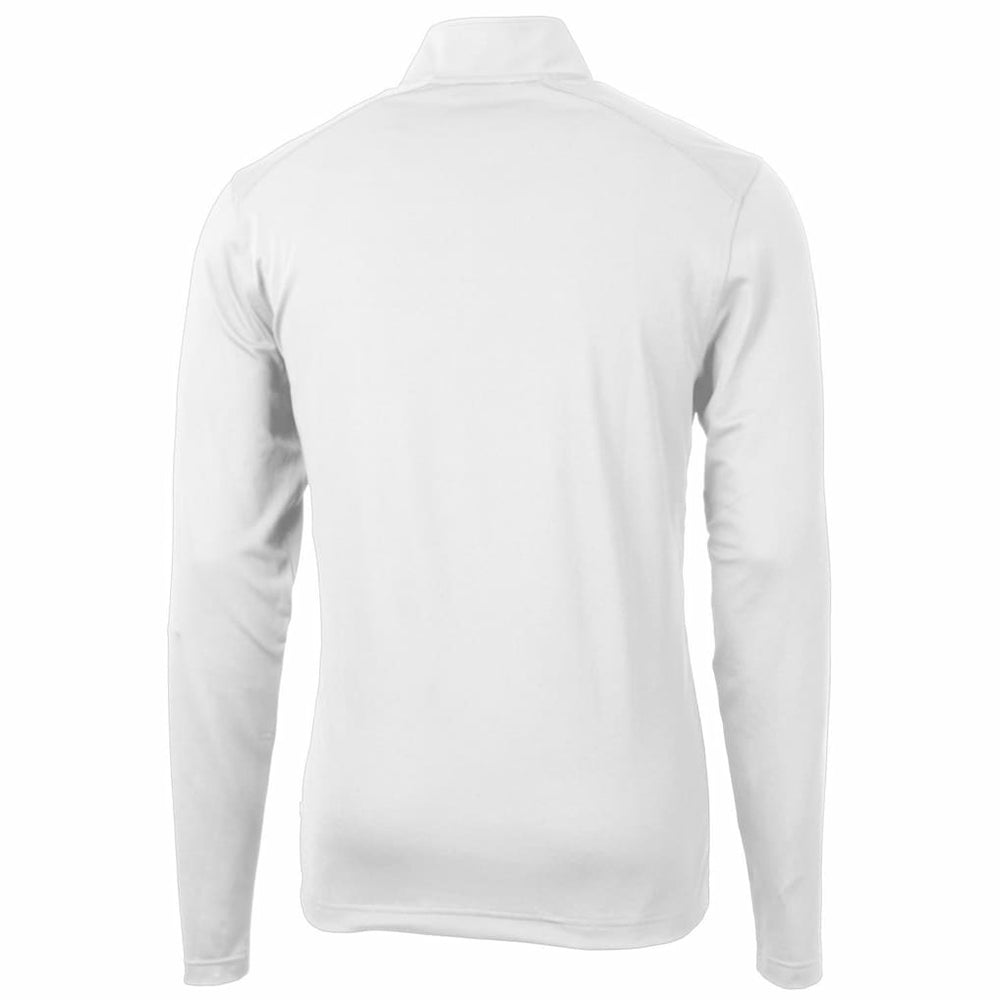 Cutter & Buck Throwback Logo Virtue Eco Pique Recycled Quarter-Zip Pullover Top - Buffalo Bills