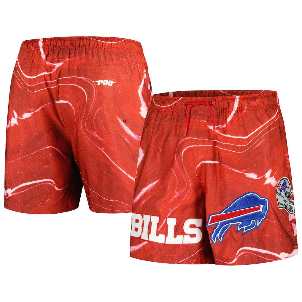 Pro Standard Allover Marble Print Shorts - Buffalo Bills