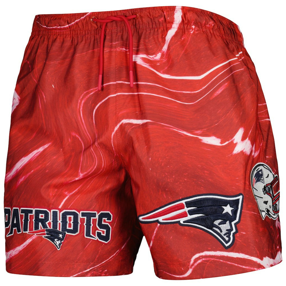 Pro Standard Allover Marble Print Shorts - New England Patriots