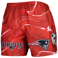 Pro Standard Allover Marble Print Shorts - New England Patriots