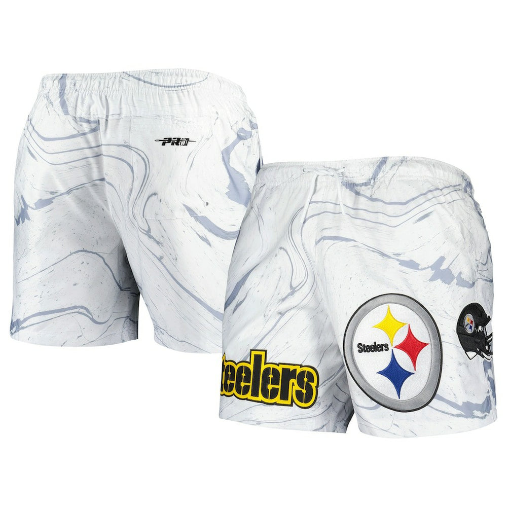 Pro Standard Allover Marble Print Shorts - Pittsburgh Steelers