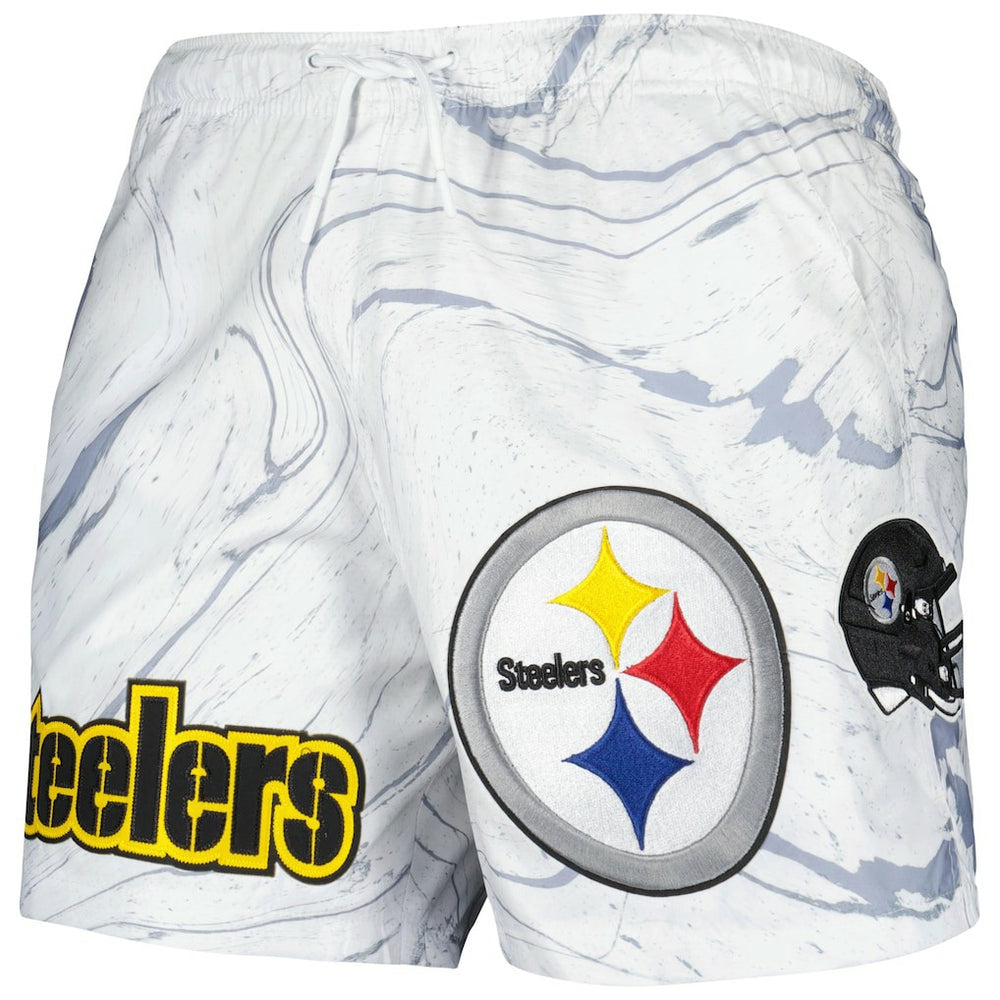Pro Standard Allover Marble Print Shorts - Pittsburgh Steelers