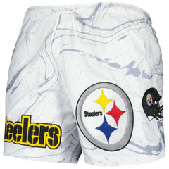 Pro Standard Allover Marble Print Shorts - Pittsburgh Steelers