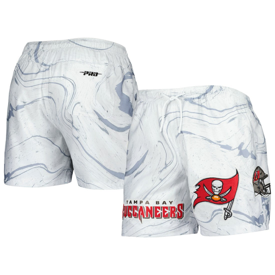 Pro Standard Allover Marble Print Shorts - Tampa Bay Buccaneers