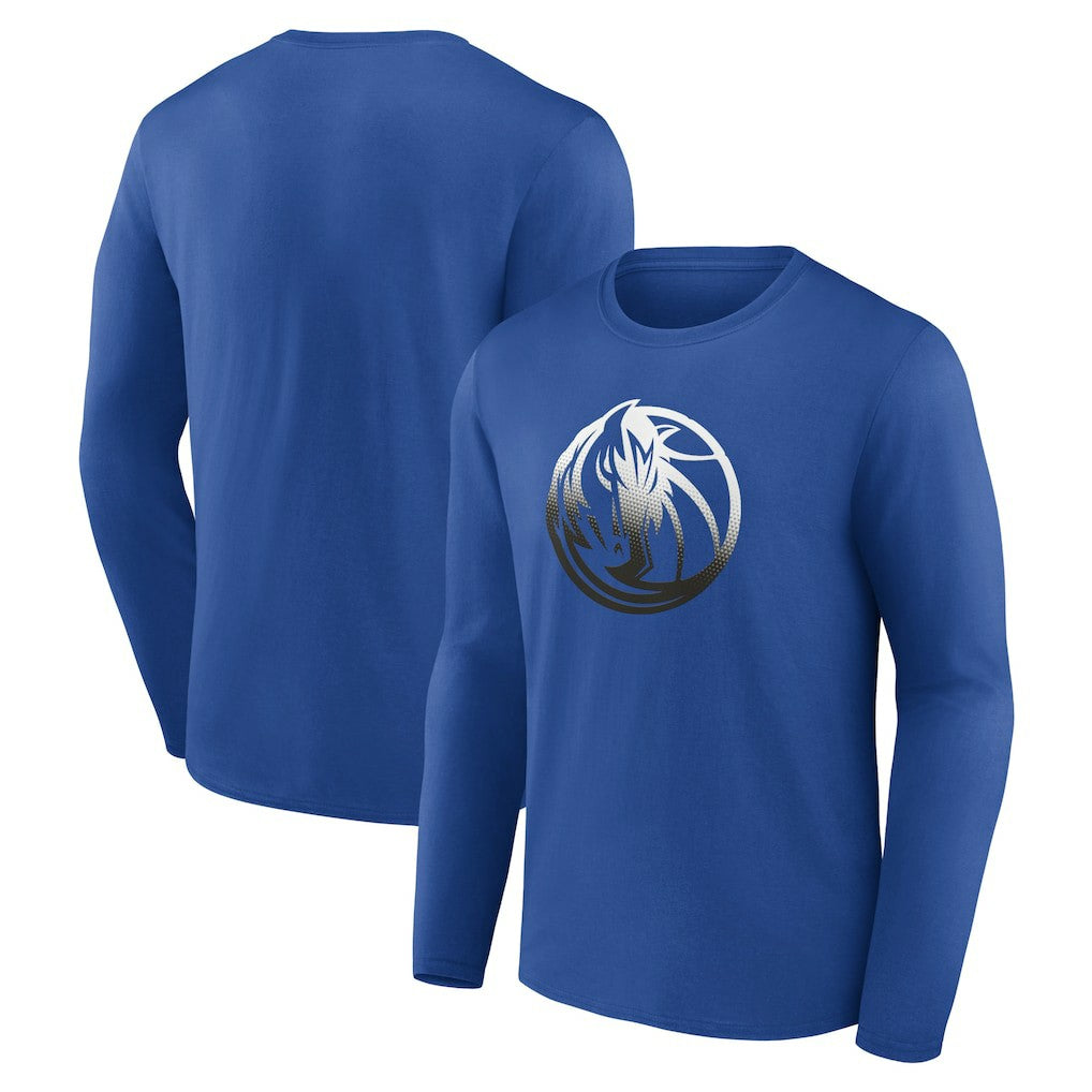 NBA Dallas Mavericks Gradient Logo Long Sleeve T-Shirt sale