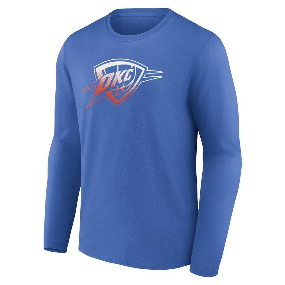 NBA Oklahoma City Thunder Gradient Logo Long Sleeve T-Shirt