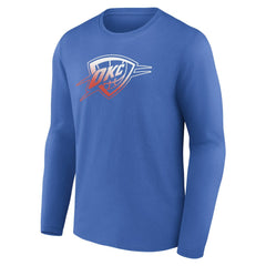 NBA Oklahoma City Thunder Gradient Logo Long Sleeve T-Shirt