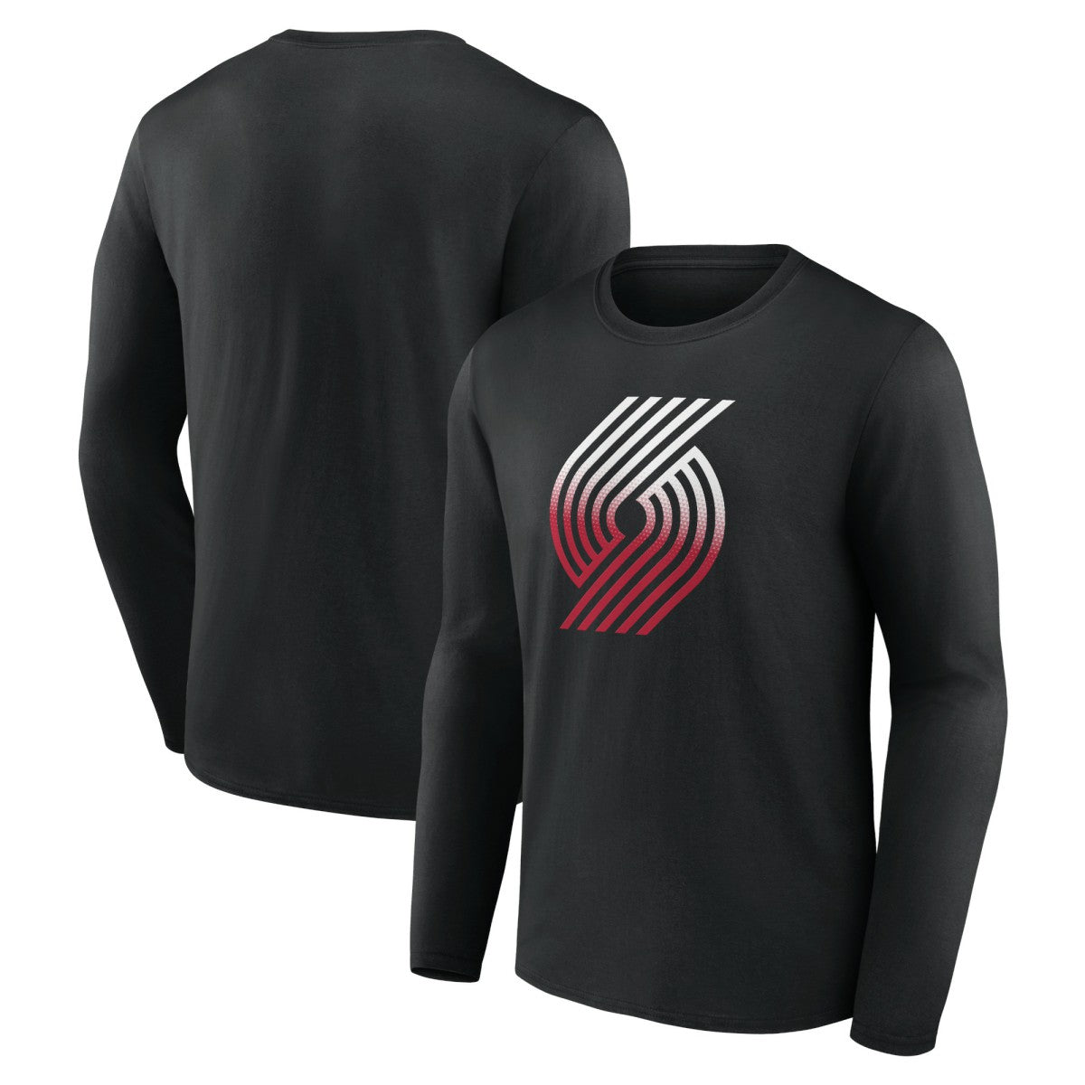 NBA Portland Trail Blazers Gradient Logo Long Sleeve T-Shirt