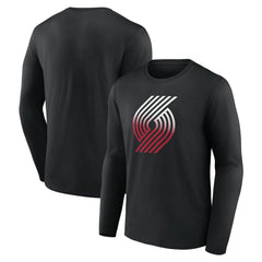 NBA Portland Trail Blazers Gradient Logo Long Sleeve T-Shirt