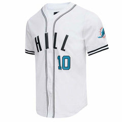 Tyreek Hill  Pro Standard Mesh Baseball Button-Up T-Shirt - Miami Dolphins