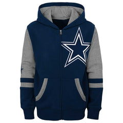 Preschool Stadium Color Block Full-Zip Hoodie - Dallas Cowboys