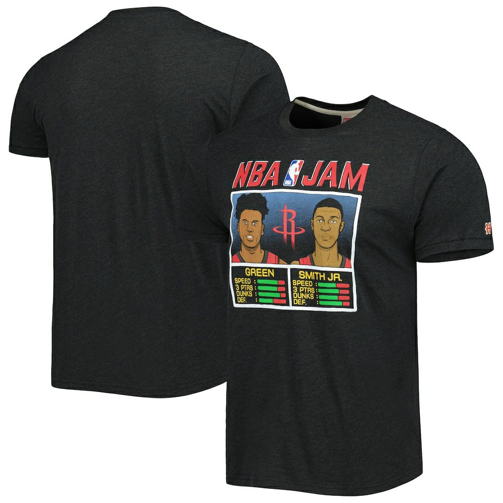 NBA Jalen Green & Jabari Smith Jr. Houston Rockets Homage NBA Jam Tri-Blend T-Shirt