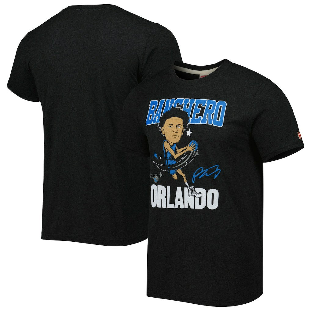 NBA Paolo Banchero Orlando Magic Homage Caricature Tri-Blend T-Shirt