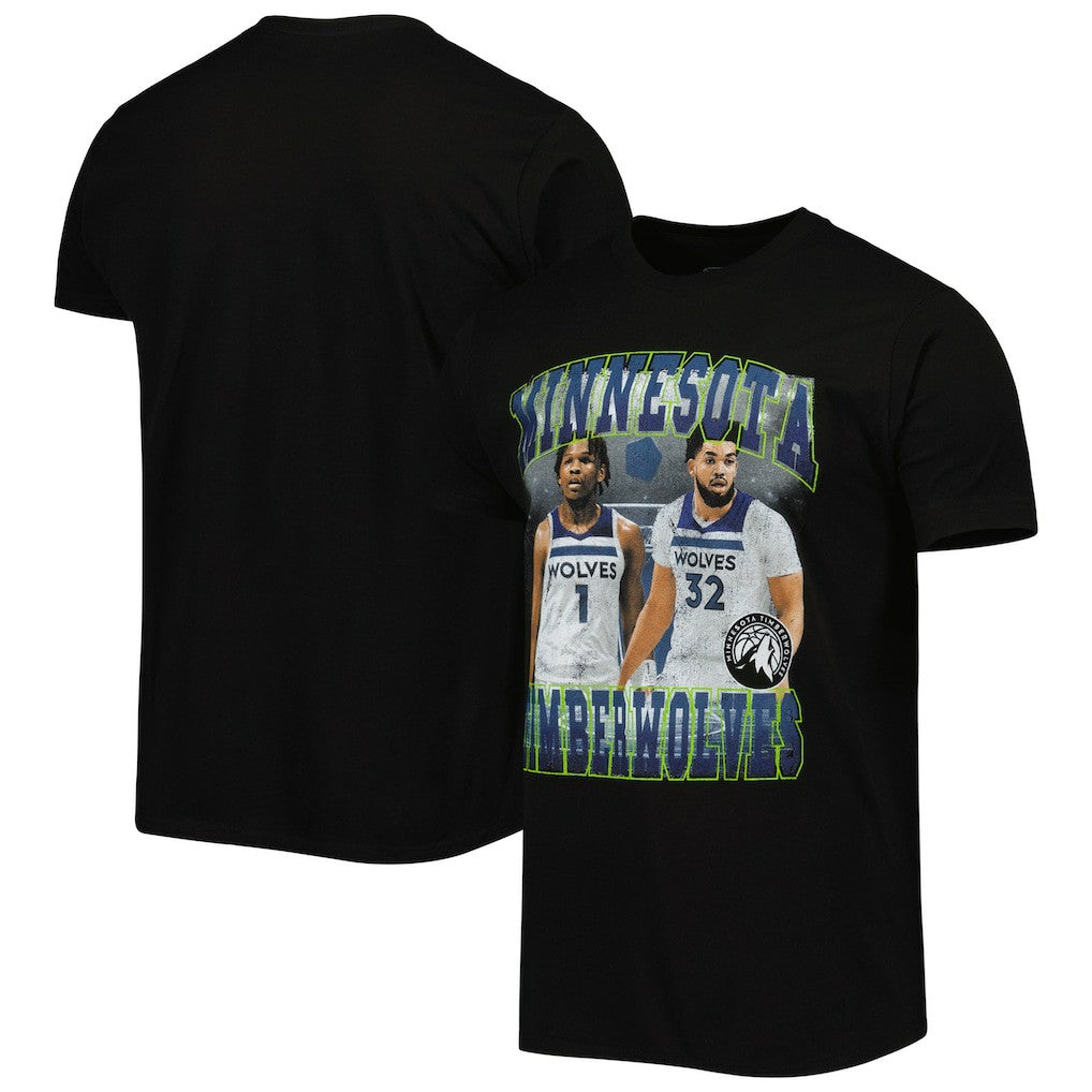 NBA Anthony Edwards & Karl-Anthony Towns Minnesota Timberwolves Stadium Essentials Unisex Player Duo T-Shirt