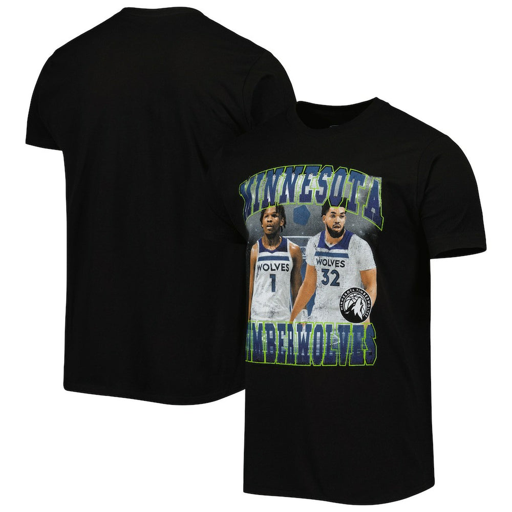 NBA Anthony Edwards & Karl-Anthony Towns Minnesota Timberwolves Stadium Essentials Unisex Player Duo T-Shirt