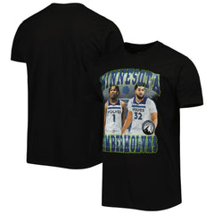 NBA Anthony Edwards & Karl-Anthony Towns Minnesota Timberwolves Stadium Essentials Unisex Player Duo T-Shirt