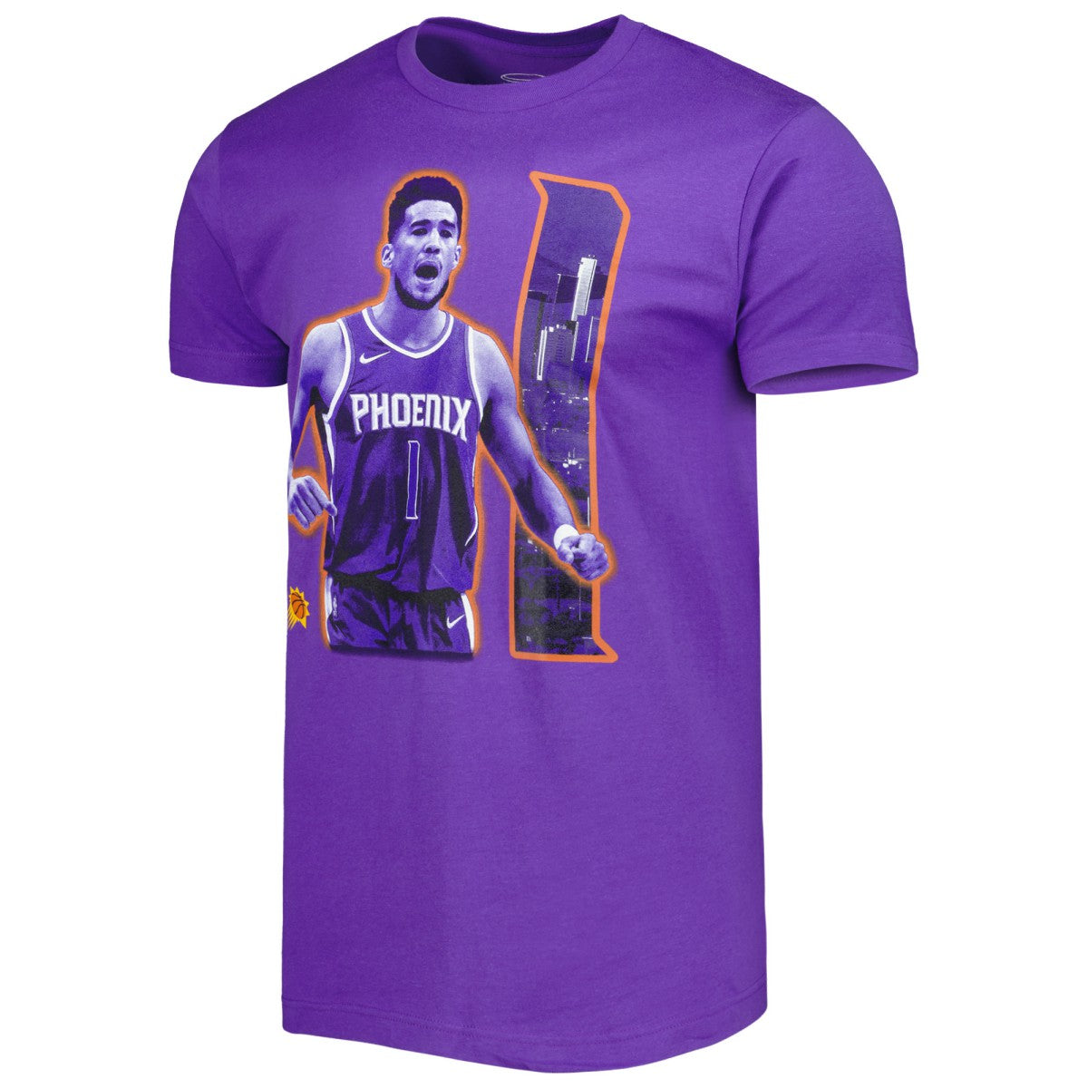 NBA Devin Booker Phoenix Suns Stadium Essentials Unisex Player Skyline T-Shirt