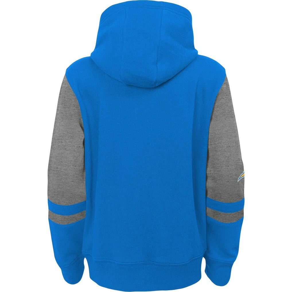 Preschool Stadium Color Block Full-Zip Hoodie - Los Angeles Chargers