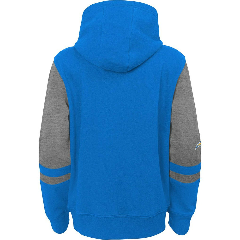 Preschool Stadium Color Block Full-Zip Hoodie - Los Angeles Chargers