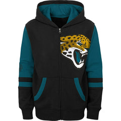 Preschool Stadium Color Block Full-Zip Hoodie - Jacksonville Jaguars