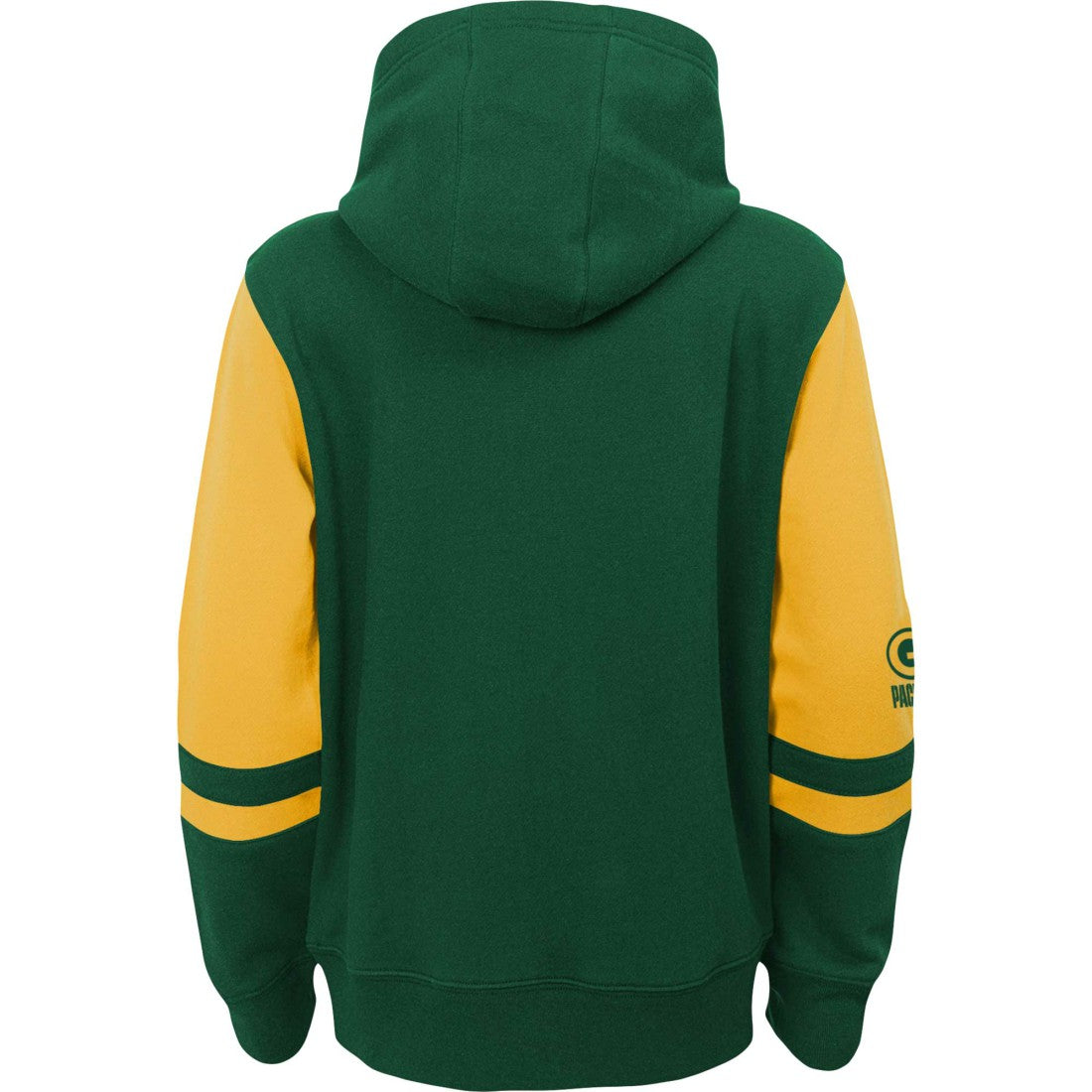 Preschool Stadium Color Block Full-Zip Hoodie - Green Bay Packers
