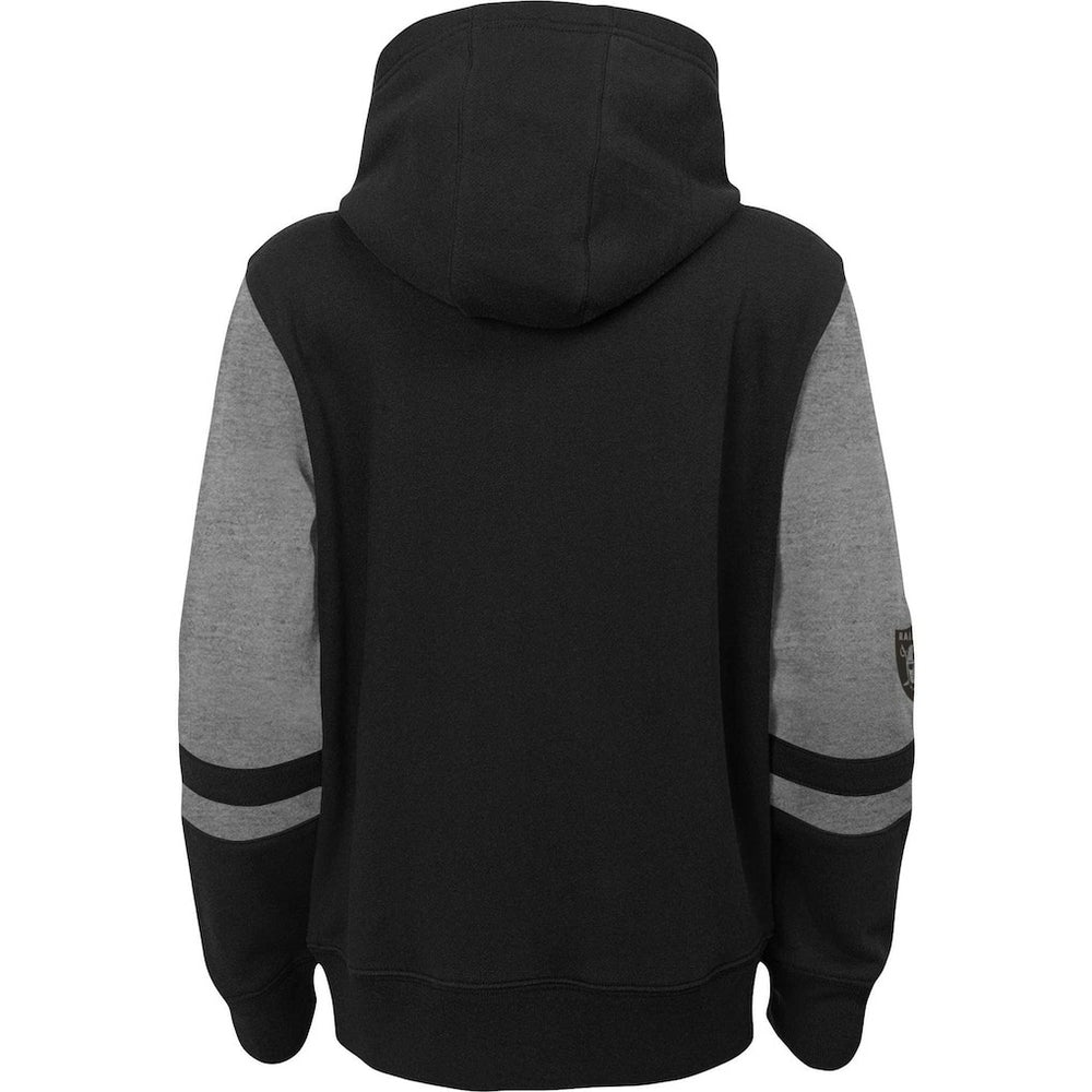 Preschool Stadium Color Block Full-Zip Hoodie - Las Vegas Raiders
