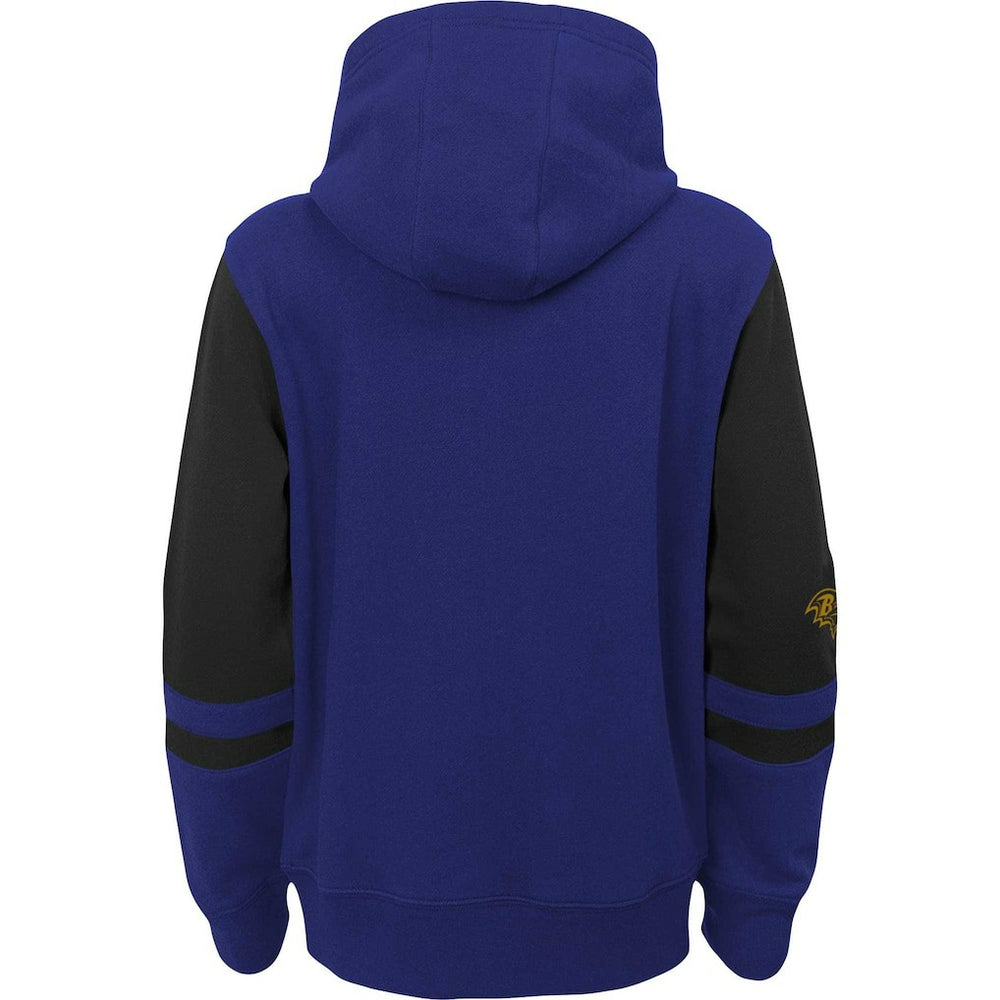 Preschool Stadium Color Block Full-Zip Hoodie - Baltimore Ravens