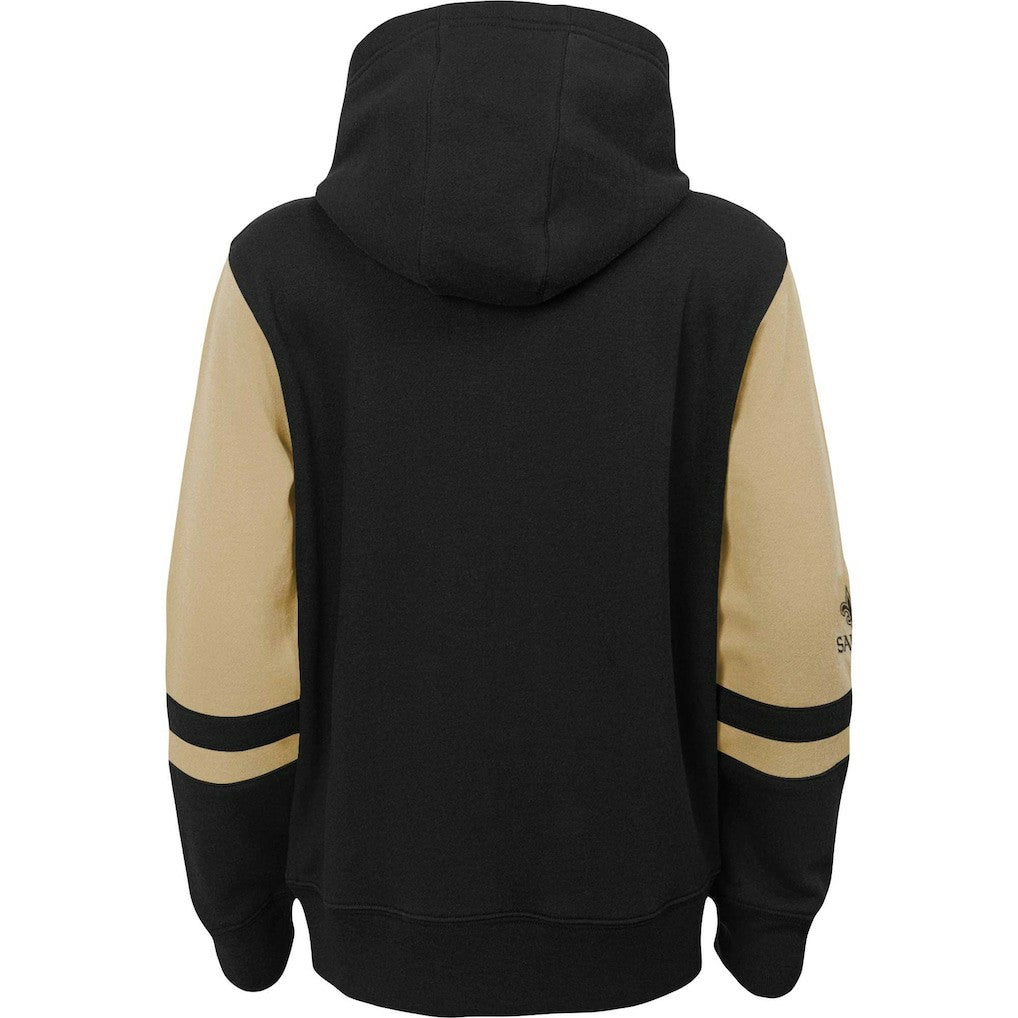 Preschool Stadium Color Block Full-Zip Hoodie - New Orleans Saints
