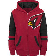 Youth Colorblock Full-Zip Hoodie - Arizona Cardinals