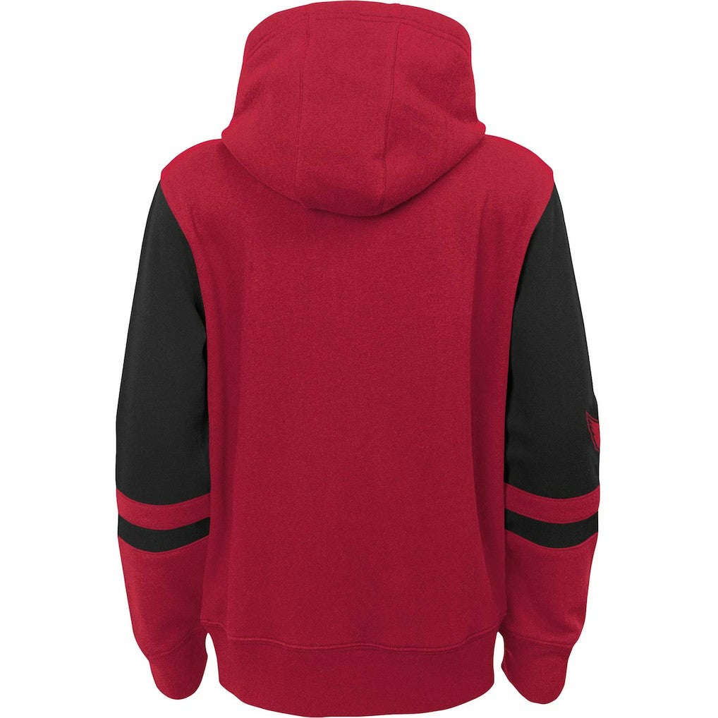 Youth Colorblock Full-Zip Hoodie - Arizona Cardinals