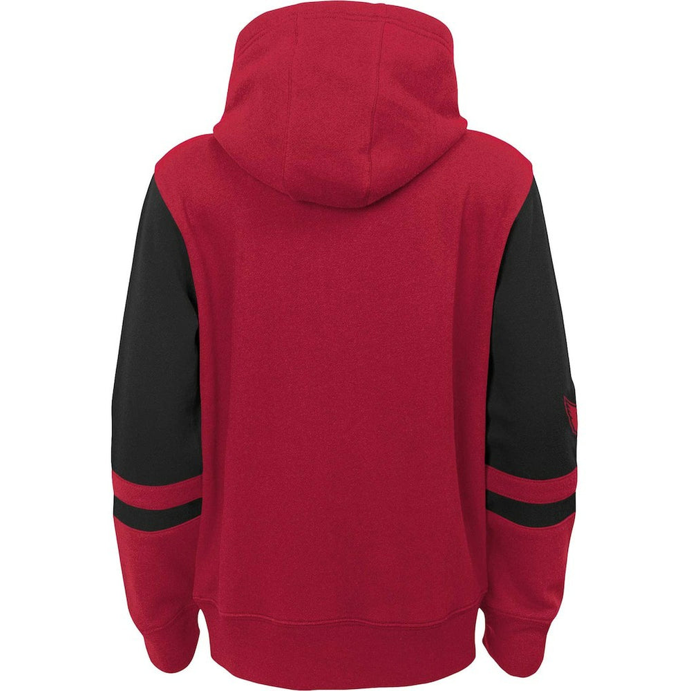 Youth Colorblock Full-Zip Hoodie - Arizona Cardinals
