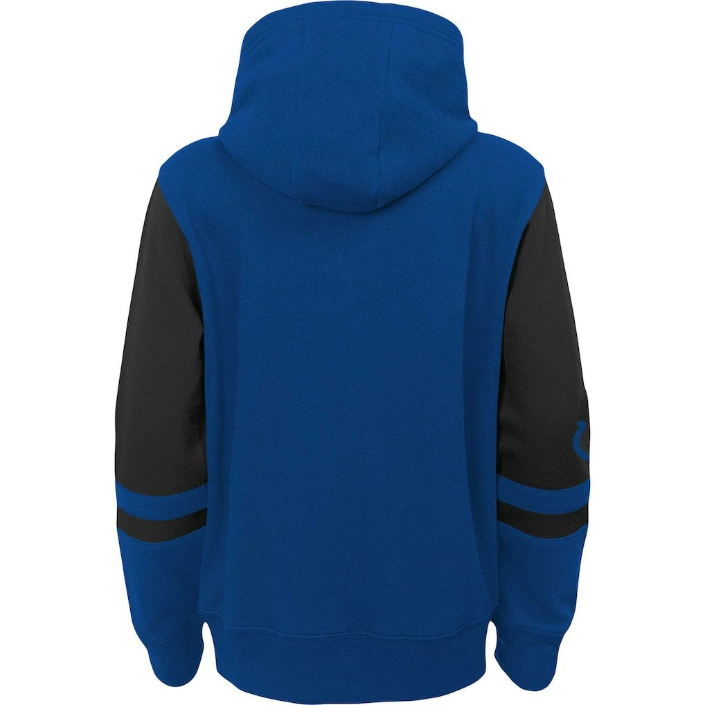 Youth Colorblock Full-Zip Hoodie - Indianapolis Colts