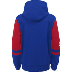 Youth Colorblock Full-Zip Hoodie - New York Giants