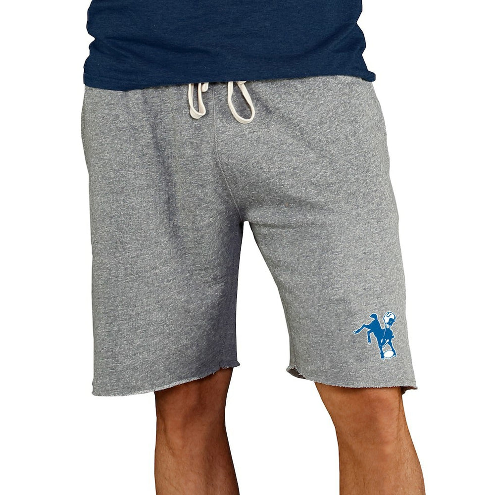 Concepts Sport Throwback Logo Mainstream Terry Shorts - Indianapolis Colts